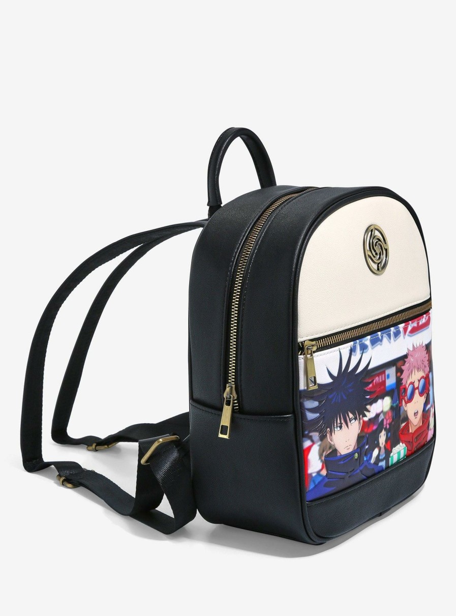 Backpacks * | Exactly Discount Jujutsu Kaisen Megumi & Yuji Tokyo Shopping Mini Backpack Boxlunch Exclusive