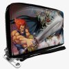 Wallets * | Hot Sell Thundercats Lion O And Mumm Ra Sword Of Omens Pose Zip Around Wallet