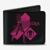 Wallets * | Star Wars The Clone Wars Ahsoka Pose Logo Bifold Wallet Latest