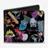 Wallets * | Limit Offer Disney Villains Don'T Call Us Cute Bifold Wallet