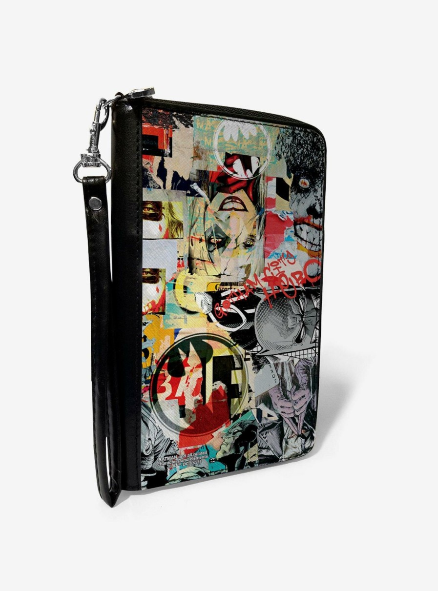 Wallets * | Dc Comics Batman And Gotham City Villains Zip Around Wallet Best Quality